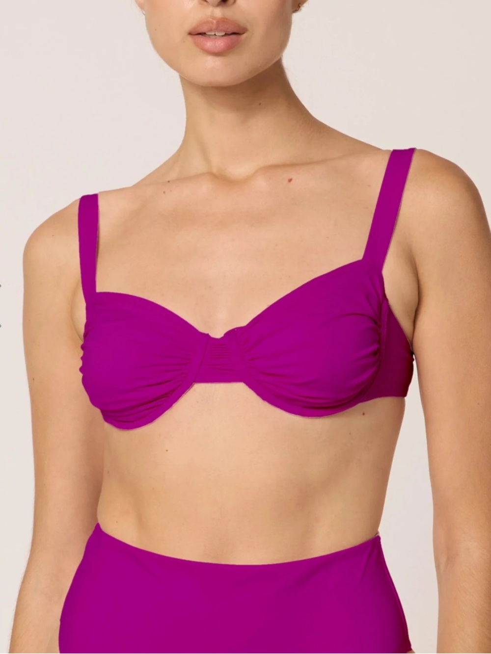 Cleobella Deep Orchid Underwire Bikini Top